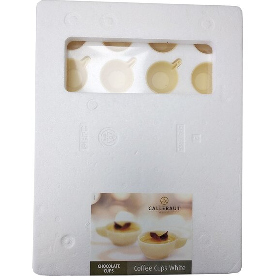 Шоколадні чашки кавові з білого шоколаду Callebaut 72 шт, зображення 5