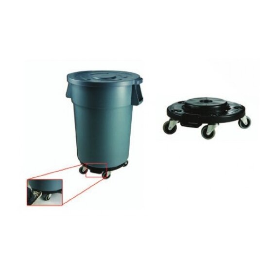 Контейнер для інгредієнтів круглий 76 л, зображення 4