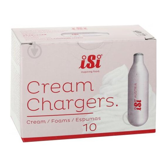Баллончики для взбивания сливок iSi 10 шт, изображение 3