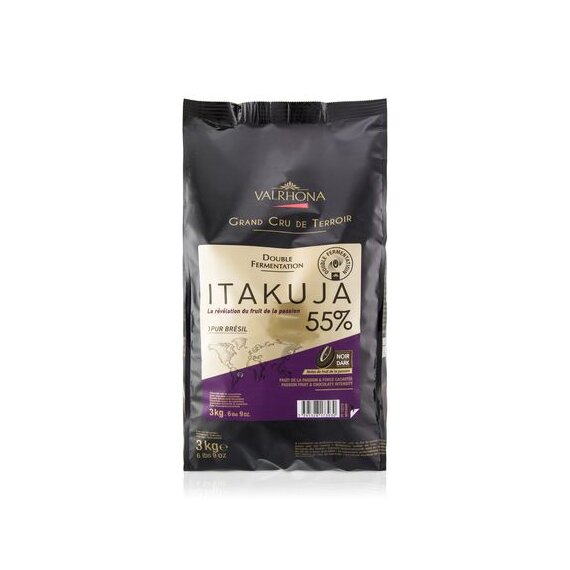 Шоколад чорний VALRHONA Itakuja 55% 3 кг