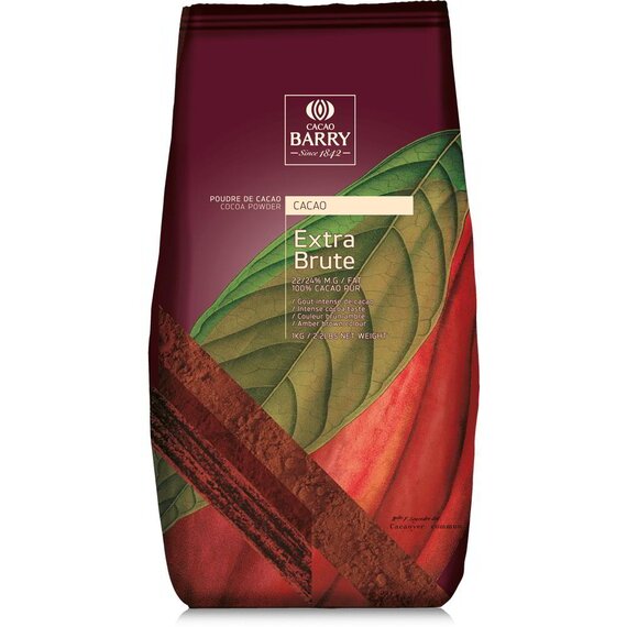 Какао порошок Cacao Barry EXTRA BRUTE 1 кг, Упаковка: Оригінальна, зображення 3 Какао порошок Cacao Barry EXTRA BRUTE 1 кг, Упаковка: Оригінальна, зображення 3