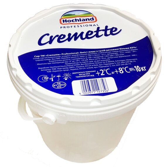 Вершковий сир Hochland Cremette Professional 65% 10 кг