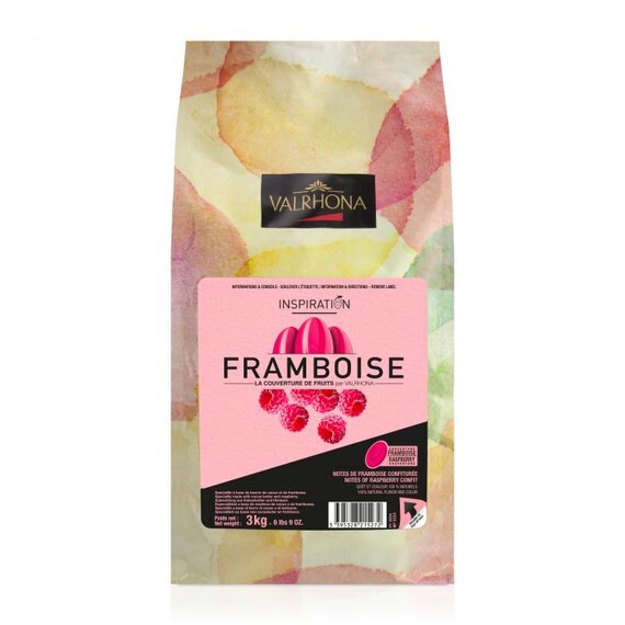 Шоколад зі смаком Малини VALRHONA Inspiration Framboise 3 кг