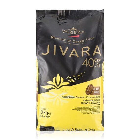 Шоколад молочный VALRHONA Jivara 40% 3 кг