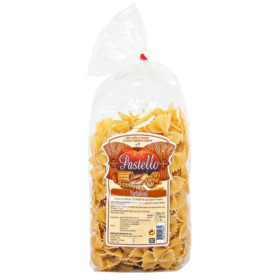 Паста Метелики кольорові Pastello Farfalloni 3 col 500 г, зображення 2