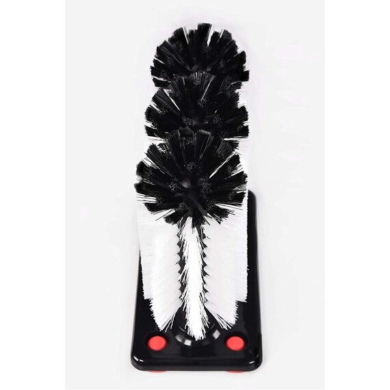 Комерційний йорж для миття низьких склянок потрійний 19х18,5х8,5 см, зображення 3