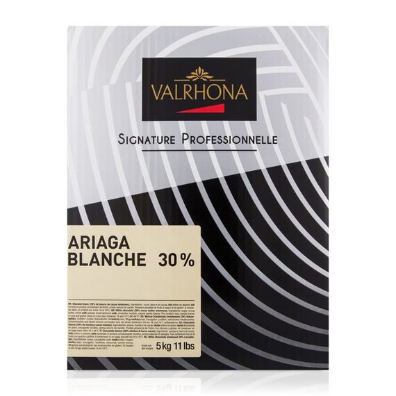 Білий шоколад VALRHONA Ariaga Blanche 30% 1 кг