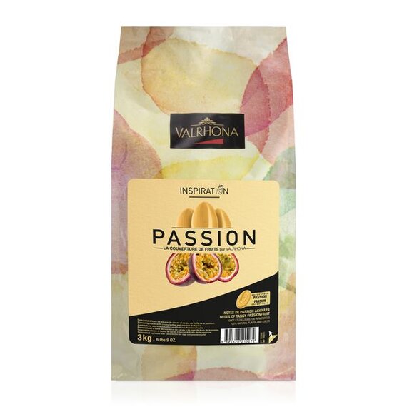 Шоколад со вкусом Маракуйи VALRHONA Inspiration Passion 3 кг