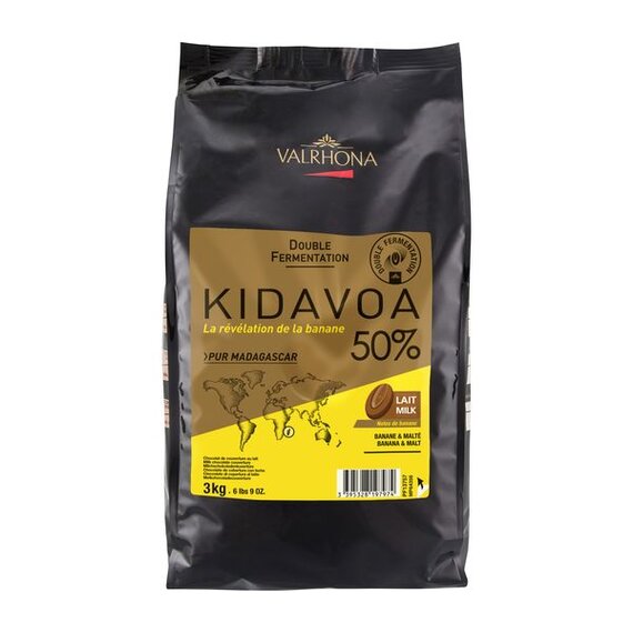 Шоколад молочний VALRHONA Kidavoa 50% 3 кг
