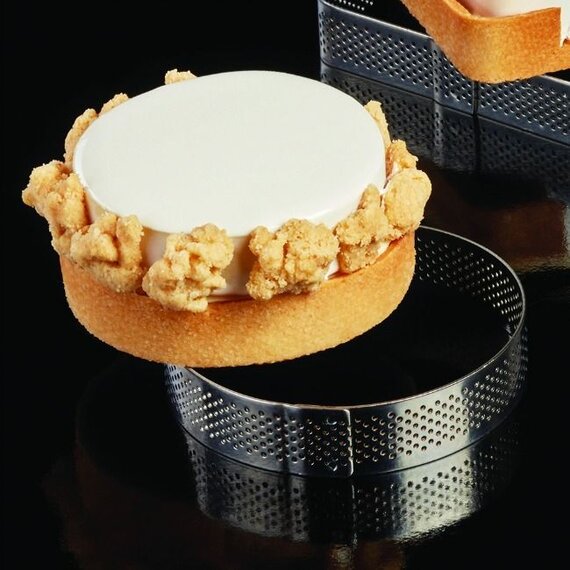 Мікроперфорована металева форма Pavoni 90x20 мм, зображення 3