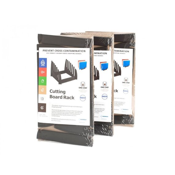 Підставка з поліпропілену під 6 обробних дощок завтовшки до 25 мм 31,6х23×17 см чорна, зображення 6 Підставка з поліпропілену під 6 обробних дощок завтовшки до 25 мм 31,6х23×17 см чорна, зображення 6