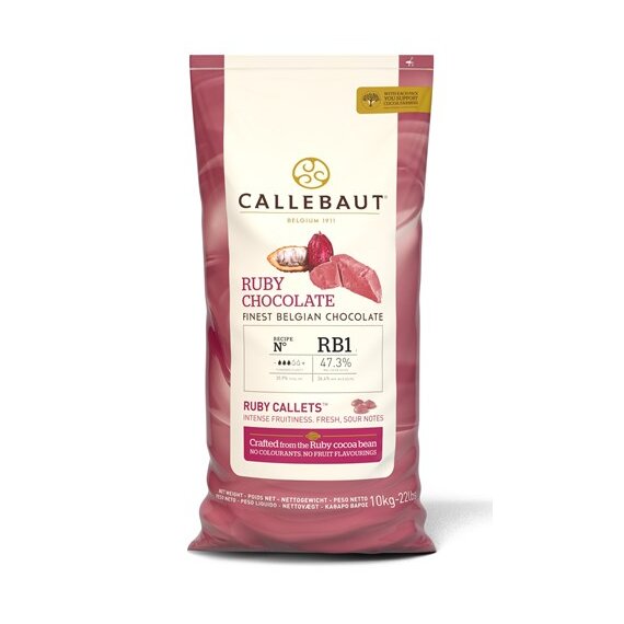 Рубіновий шоколад Callebaut Ruby - RB1 10 кг, зображення 5