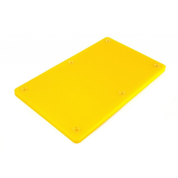 Дошка обробна HDPE з жолобом, 500×300×18 мм, жовта, Колір: Жовтий, зображення 3 Дошка обробна HDPE з жолобом, 500×300×18 мм, жовта, Колір: Жовтий, зображення 3