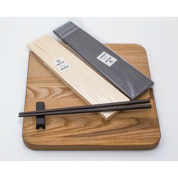 Палички з меламіну глянсові коричневі 24 см 20 шт в упаковці, зображення 5