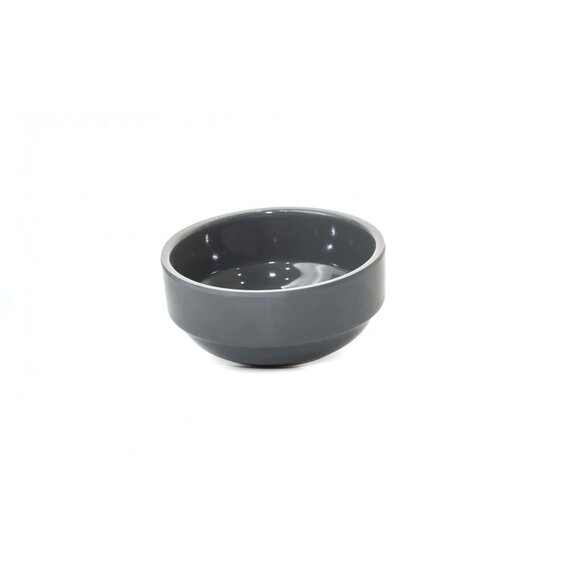 Соусник круглый из меламина 80 мл, пастельно серый, 78×35 мм, Цвет: Серый, изображение 2