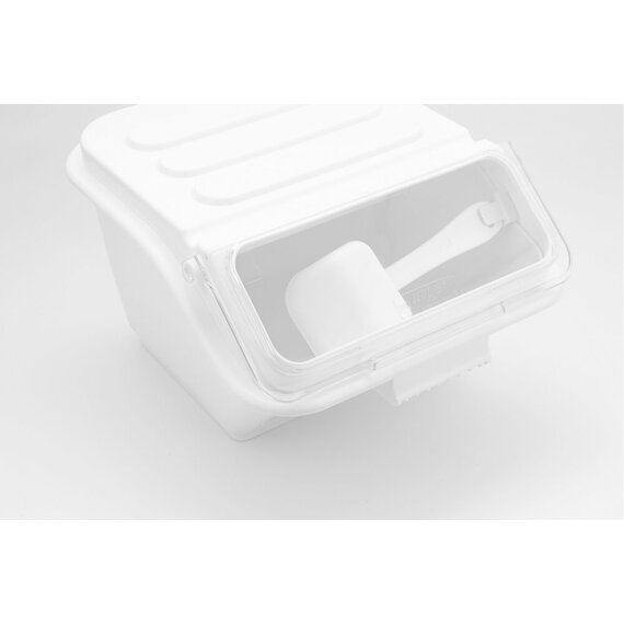 Контейнер для сипучих інгредієнтів штабельований білий 8 л, зображення 5