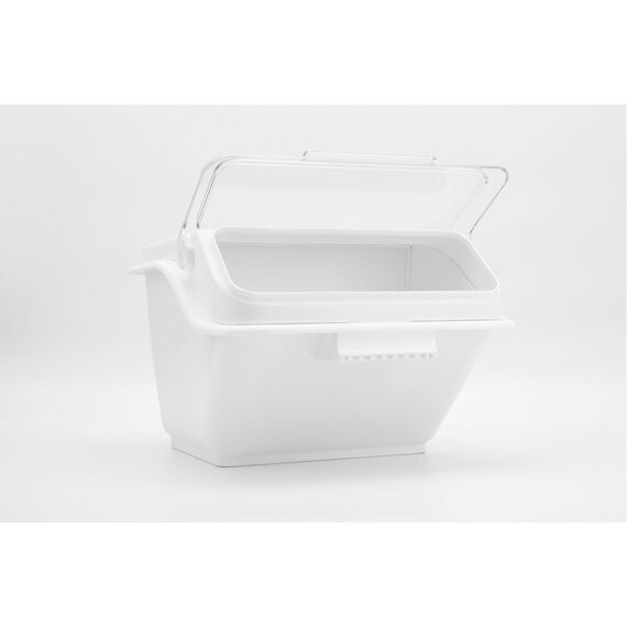Контейнер для сипучих інгредієнтів штабельований білий 8 л, зображення 3