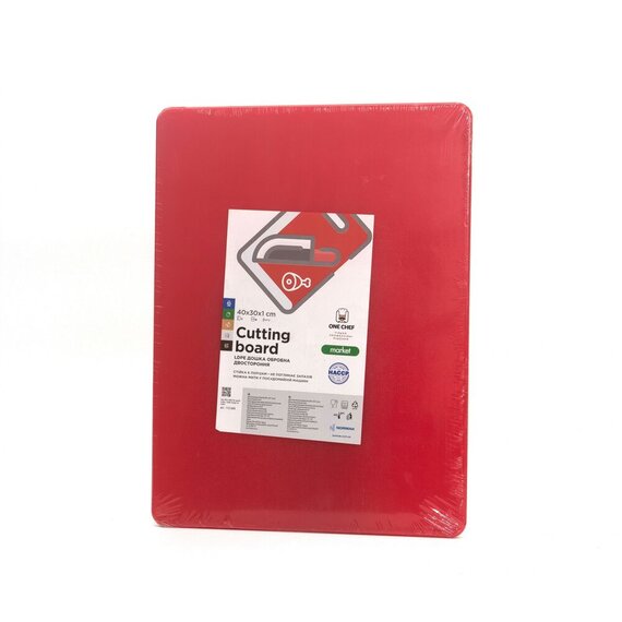 Дошка обробна двостороння LDPE 400×300×10 мм червона, Колір: Червоний, зображення 4 Дошка обробна двостороння LDPE 400×300×10 мм червона, Колір: Червоний, зображення 4