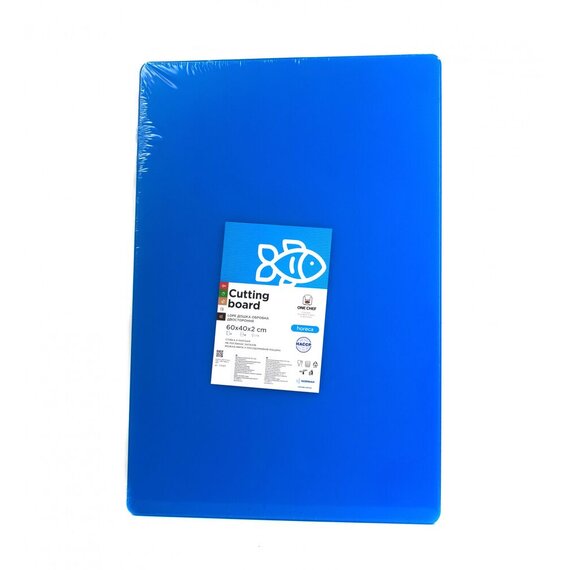 Дошка обробна двостороння LDPE 600×400×20 мм синя, Колір: Синій, зображення 2 Дошка обробна двостороння LDPE 600×400×20 мм синя, Колір: Синій, зображення 2