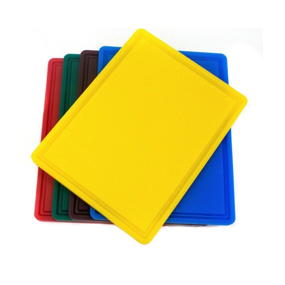 Дошка обробна HDPE з жолобом, 400×300×18 мм, біла, Колір: Білий, зображення 4 Дошка обробна HDPE з жолобом, 400×300×18 мм, біла, Колір: Білий, зображення 4