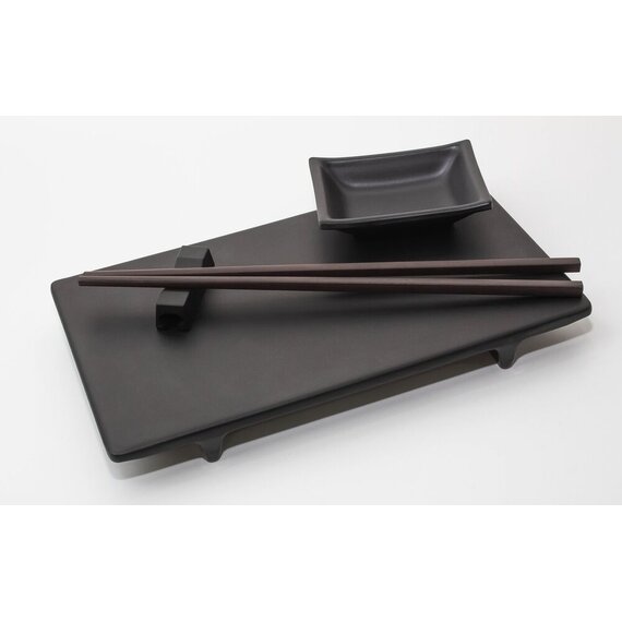 Палички з меламіну глянсові коричневі 24 см 20 шт в упаковці, зображення 3