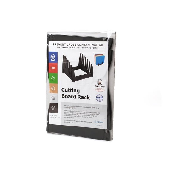 Підставка з поліпропілену під 6 обробних дощок завтовшки до 12 мм 23×23×16 см чорна, зображення 4 Підставка з поліпропілену під 6 обробних дощок завтовшки до 12 мм 23×23×16 см чорна, зображення 4