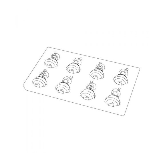 Форма Місіс Клаус 7 см Valrhona, зображення 2