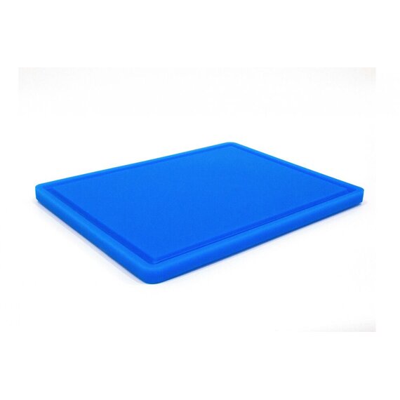 Дошка обробна HDPE з жолобом, 400×300×18 мм, синя, Колір: Синій, зображення 2 Дошка обробна HDPE з жолобом, 400×300×18 мм, синя, Колір: Синій, зображення 2