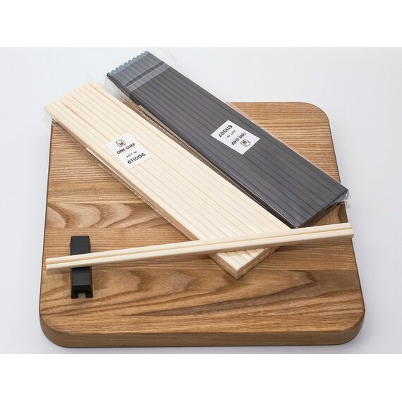 Палички з меламіну глянсові бежеві 24 см 20 шт в упаковці, зображення 4