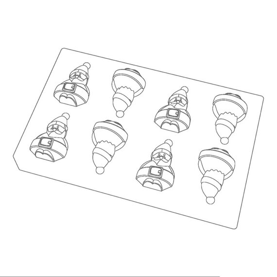 Форма Мистер Санта Клаус 7 см Valrhona, изображение 3