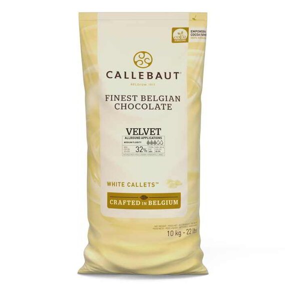 Білий шоколад Callebaut Velvet 10 кг, зображення 3