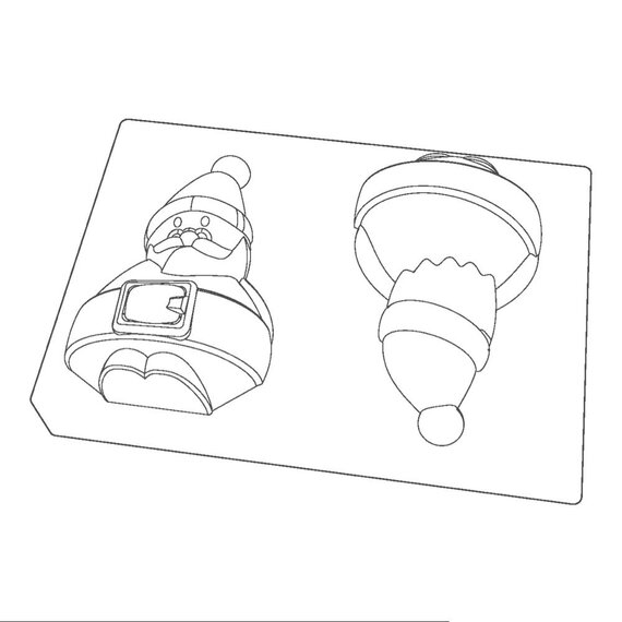 Форма Містер Санта Клаус 14 см Valrhona, зображення 4