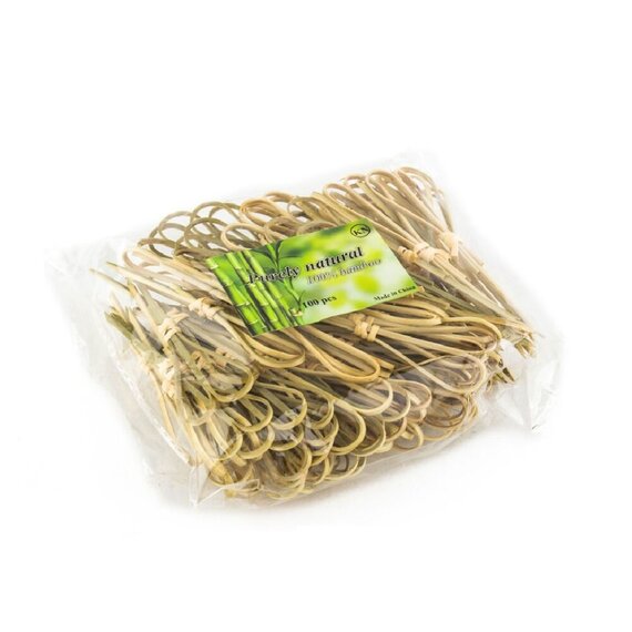 Бамбуковая шпажка Сердце 9 см, изображение 2