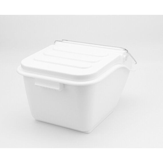 Контейнер для сипучих інгредієнтів штабельований білий 8 л, зображення 7