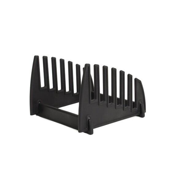 Підставка з поліпропілену під 6 обробних дощок завтовшки до 12 мм 23×23×16 см чорна, зображення 3 Підставка з поліпропілену під 6 обробних дощок завтовшки до 12 мм 23×23×16 см чорна, зображення 3