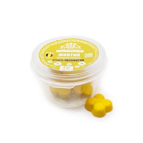 Барвник жовтий Power Flowers NON AZO Yellow 5 г, Колір: Жовтий