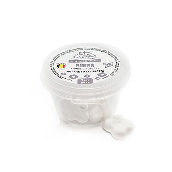 Барвник білий Power Flowers NON AZO White 5 г, Колір: Білий