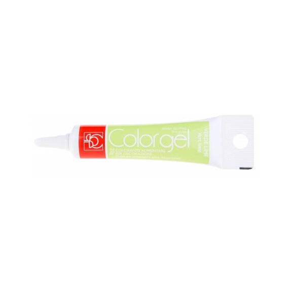 Светло-зеленый гелевый краситель Colorgel Modecor VERDE LIME 20 г, изображение 2 Светло-зеленый гелевый краситель Colorgel Modecor VERDE LIME 20 г, изображение 2