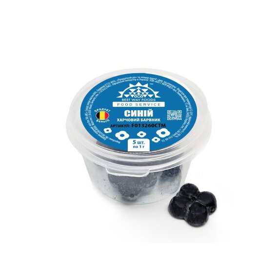 Барвник синій Power Flowers NON AZO Blue 5 г, Колір: Синій