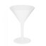 Келих для мартіні з полікарбонату білий 280 мл