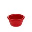 Соусник з меламіну круглий червоний 50 мл 74×36 мм