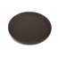 Піднос з антиковзким покриттям круглий коричневий 28 см, зображення 3 Піднос з антиковзким покриттям круглий коричневий 28 см, зображення 3
