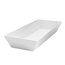 Блюдо прямоугольное из меламина 49,7×19,3×7 см белое
