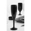 Бокал для шампанского из поликарбоната черный 180 мл, изображение 2