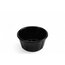 Соусник із полікарбонату круглий чорний 80 мл 71 мм