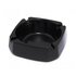 Пепельница квадратная открытая 92×92×30 мм, черная