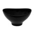 Чаша овальна закруглена з меламіну чорна 29,5×26,6×16 см 4,1 л