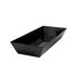Блюдо прямокутне з меламіну 49,7×19,3×7,5 см чорне