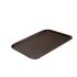 Поднос из полипропилена коричневый 350х260 мм