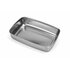Ємність прямокутна з нержавіючої сталі 21,5х14 см